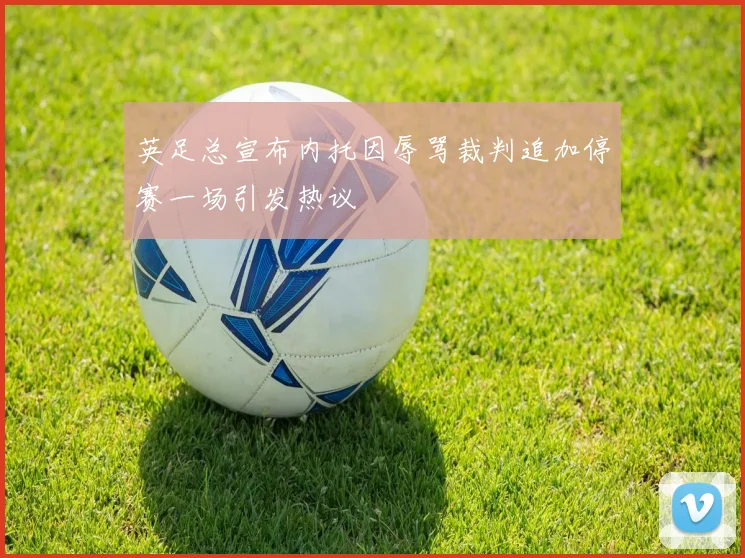英足总宣布内托因辱骂裁判追加停赛一场引发热议